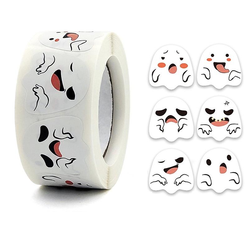 10 Pcs Autocollants Emoji Fantôme Halloween K-128
