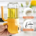 thumbnail image 4 of Eigraketly Pulverizador líquido para distribución uniforme de aceite de cocina y vinagre Dispensador de aceite a prueba de fugas Vinagre Estufas de camping verde250ml, 4 of 6