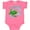 Hot Pink, variant on Inktastic Lets Swim Cute Sea Turtle Boys or Girls Baby Bodysuit