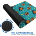 thumbnail image 6 of Long Mouse Pads for Desk,Halloween Black Cats with Pumpkins Desk Mats on Top Of Desks, Desk Mouse Pad Extra Large with 3mm Non-Slip Base and Stitched Edge for Gaming,Office,Work,Home 47.3"x23.6", 6 of 6