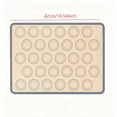 thumbnail image 2 of Non Stick Silicone Baking Mat Reusable Heat Oven Liner for Cookie Macaron Making Kitchen Cooking, 2 of 4