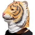 thumbnail image 3 of Máscara de tigre Máscaras de cabeza completa de animales realistas de látex para fiesta de disfraces de Halloween Cosplay de carnaval (amarillo 1 pieza), 3 of 5