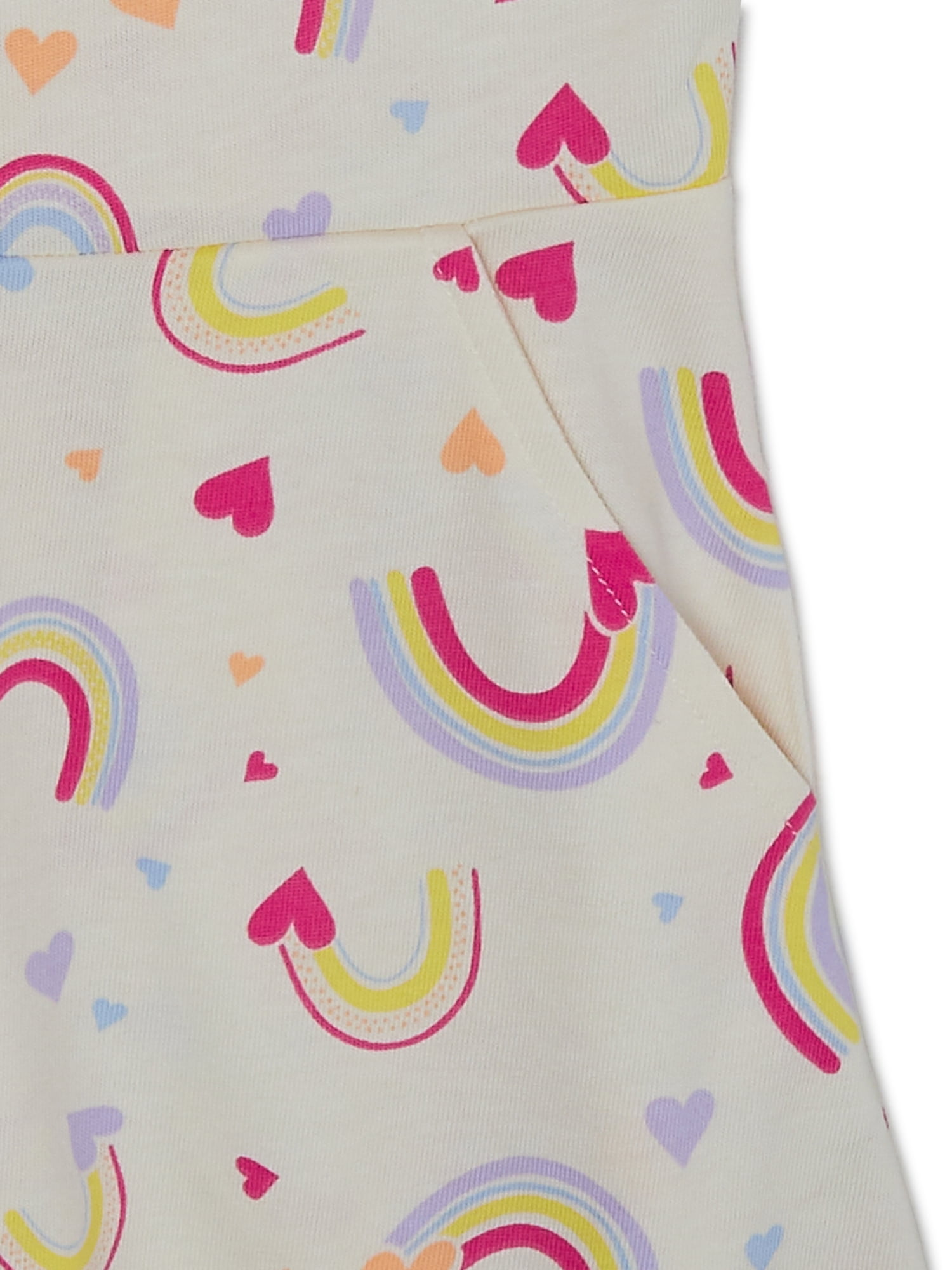Wonder Nation Girls Short Sleeve Play Dress, Size 4-18 & Plus