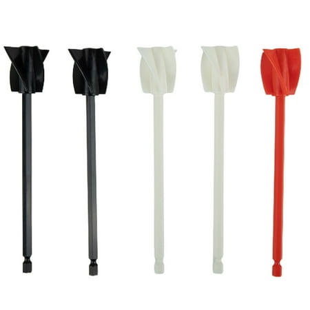

5 Pcs Mixer Attachment Drill for Resin Epoxy Mixer Mixing Rod Drill Whisk Stirrer