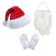 thumbnail image 1 of Juego gorro, anteojos y barba Papá Noel navideño para accesorios fotográficos navideños para juegos rol Halloween,, 1 of 4