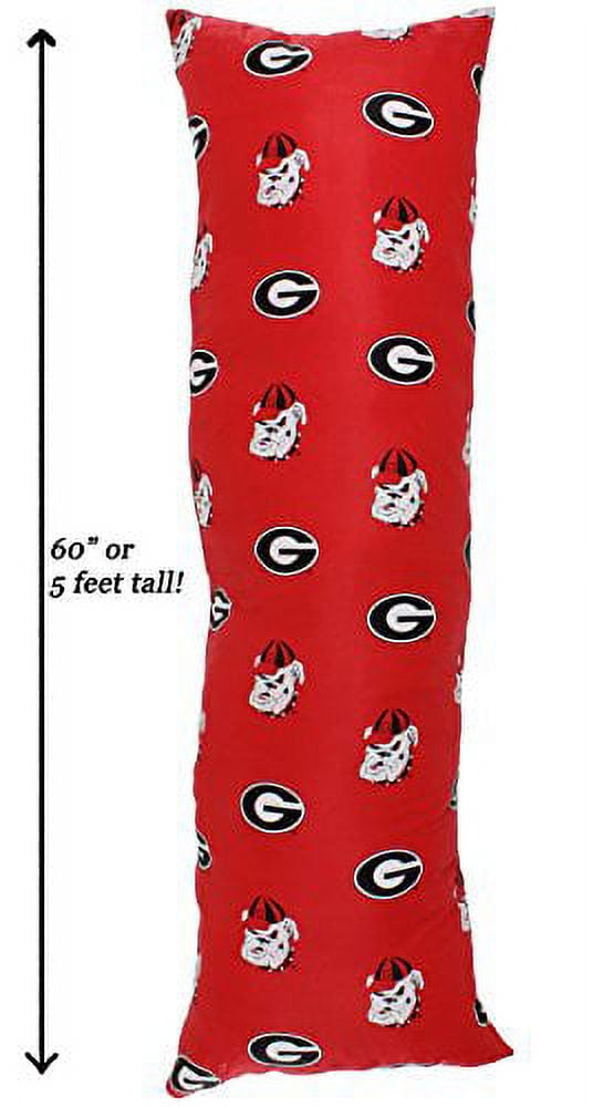 Georgia Bulldogs Big Comfy Body Pillow - 20" x 60"