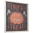 thumbnail image 3 of Northlight Trick or Treat Jack-O-Lantern Halloween Wall Sign - 18.75", 3 of 7