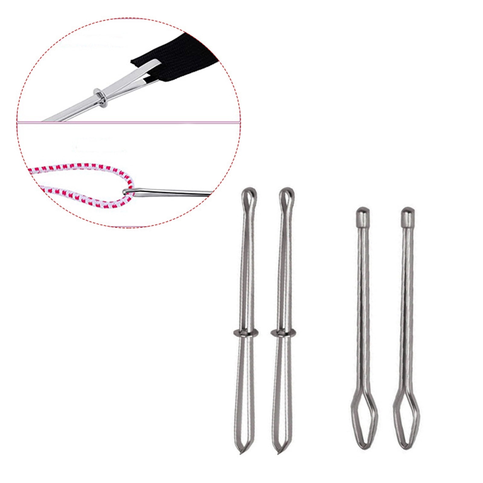 Luckkyme6 Pieces Easy Drawstring Threader Replacement Tool