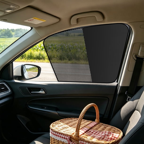 Car Sunshade Sunshade Magnetic Suction Semi Transparent Mesh Side Window Sunshade Car Mesh Sunshade