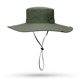 thumbnail image 3 of Sombrero para el sol de ala grande de 12cm para mujer, sombrero de vaquero plegable de Color sólido para verano, gorra impermeable para exteriores, senderismo, Camping, montaña, 3 of 5