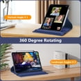 thumbnail image 4 of Funda Giratoria FINTIE para iPad Pro 13" 2024/2025 Mármol Azul, 4 of 9