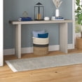 thumbnail image 2 of Evelyn&Zoe Modern/Contemporary 55" Wide Alder White Console Table, 2 of 5