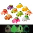 thumbnail image 3 of 10pcs Luminous Mini Resin Animals 1.8in Tiny Resin Animals to Hide Tiny Turtle Glow in The Dark Garden Miniatures Fairy Garden Accessories, 3 of 8