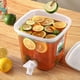 thumbnail image 2 of Dispensadores de bebidas, dispensador de bebidas de plástico con grifo, hervidor frío con grifo para refrigerador de frutas, dispensador de bebidas para refrigerador, 2 of 8