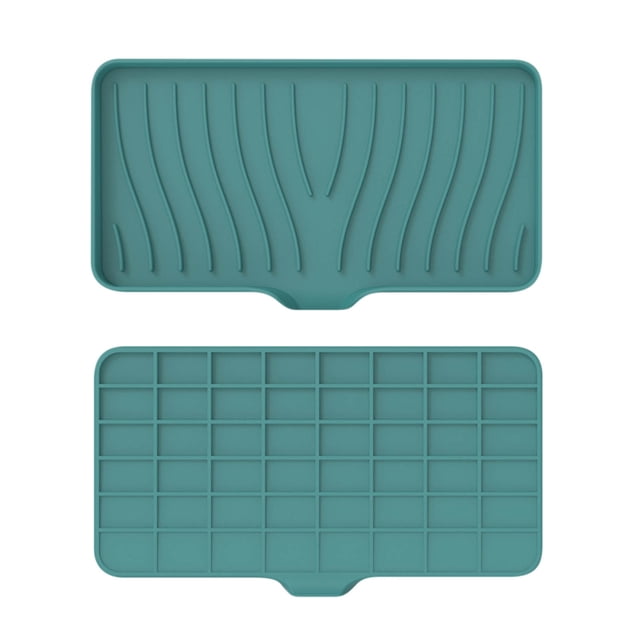 PEONAVET Drain Pad Soft Gel Soap Sponge For Sink Countertop Sink Storage Tray For Kitchen Or Bathroom