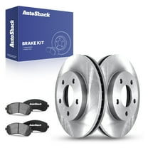 AutoShack 10.83" (275 mm) Front Vented Brake Rotors   Ceramic Brake Pads | Replacement for 2002-2007 Buick Rendezvous 2001-2005 Pontiac Aztek | 6-PC Brake Kit