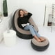 thumbnail image 3 of Sofá Inflable Flocado Sofá De Ocio Sofá Perezoso Diseño Ergonómico Sillón Inflable Con Taburete Redondo Bomba De Aire Eléctrica Para Viajes De Oficina En Casa seitruly HA026454-03, 3 of 5
