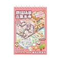 thumbnail image 1 of pdqouc Big Size DIY 3D Sticker Scene Book 3D Scene Stickers Miniature Cabin Scene Stickers Large Version Notebook Room Sticker Book for Adults and Kids, Fun Room Sticker Material Book for Girls, 1 of 2