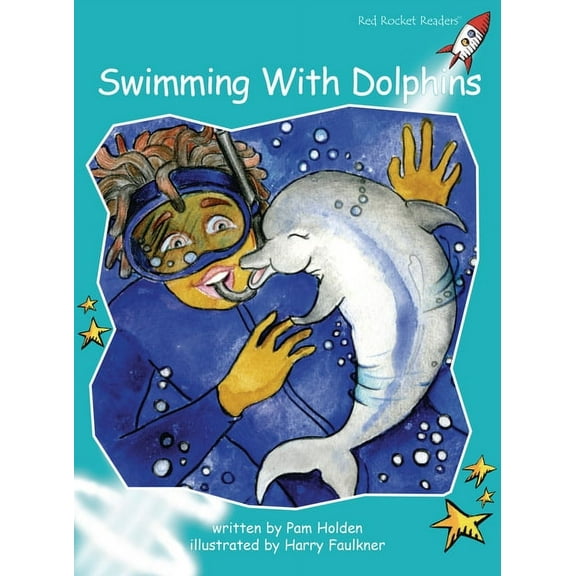 Red Rocket (Tm) Readers Fluency Level 2 Swimming with Dolphins, (Paperback)