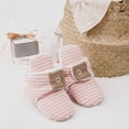 thumbnail image 4 of Meckior Baby Girls Boys Cotton Boots Newborn Winter Cozy Fleece Booties Infant Socks Shoes for 3-18 Months, 4 of 9