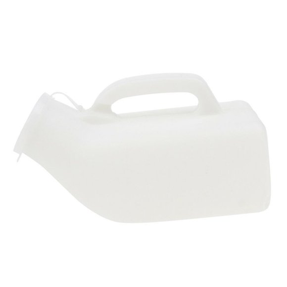 1000 ML Male Urinal with Cap Reusable Plastic Men Elderly Urinal Accessories for Home