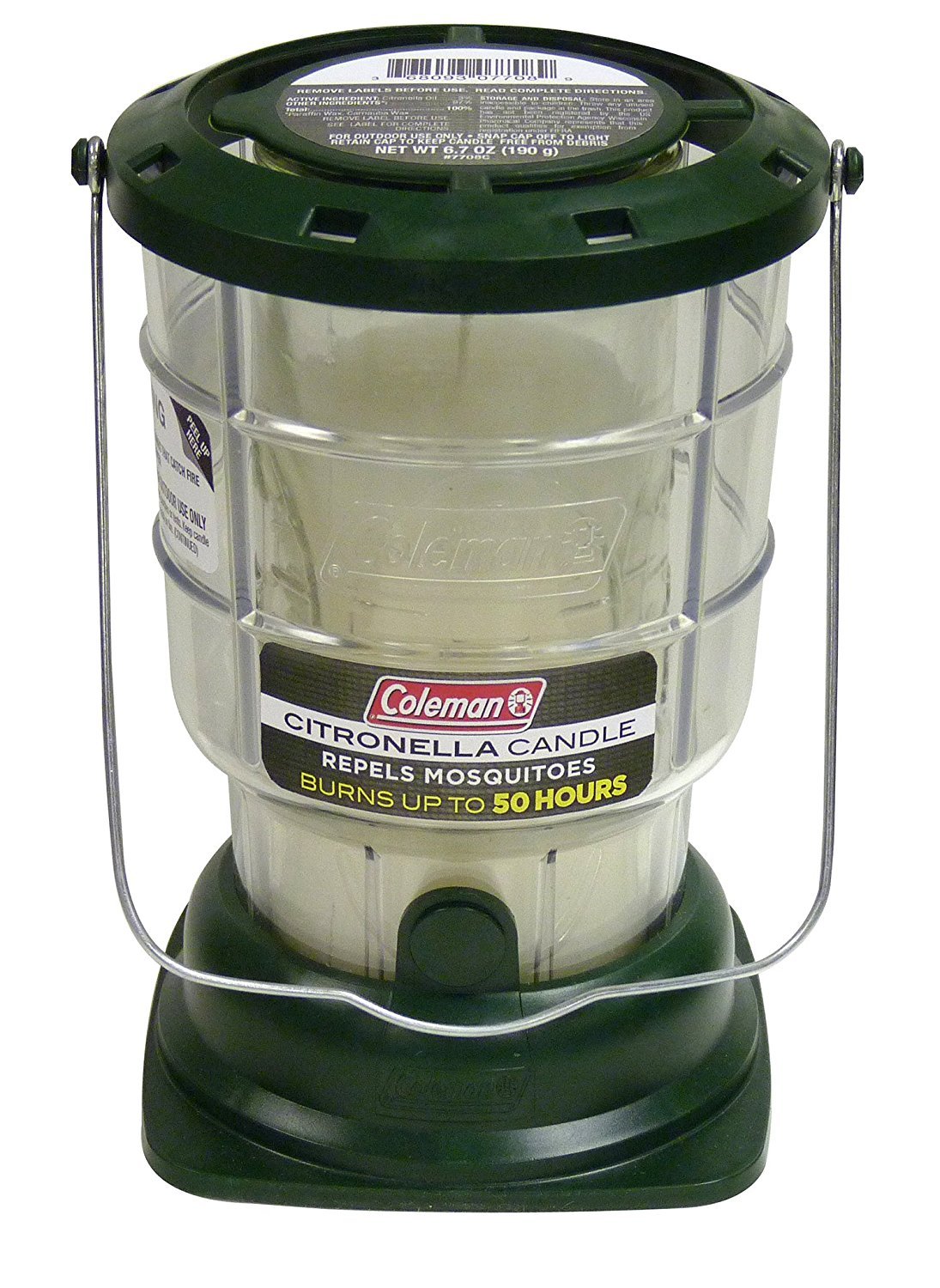 Coleman Citronella Candle Outdoor Lantern - 70+ Hours, 6.7 Ounce, Green - image 3 of 7