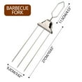 thumbnail image 3 of Qaailabf Stainless Steel BBQ Skewers 14.7 Inch with Protective Cover and Food Pusher Box - Multi-Claw Kabob Skewers Set for Grilling Meat Shrimp Chicken Vegetables - Dishwasher Safe Ergonomic Design, 3 of 8