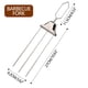 thumbnail image 3 of Juego de brochetas de acero inoxidable para barbacoa con empujador fácil de deslizar | Palitos de brocheta multigarra para asar carne, camarones, pollo y verduras | Brochetas de barbacoa inoxidables, 3 of 8