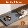 thumbnail image 4 of Tapete impermeável de silicone ukeetap 48x30cm para alimentação de cachorro e gato, 4 of 7