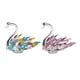 thumbnail image 1 of Conjunto de 2 Estatuas de Cisne en Cristal para Decoración Elegante, 1 of 9