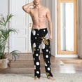 thumbnail image 2 of Balery Honey Bees at Night Pantalones de pijama para hombre, pijama ultraligero, pantalón de descanso-3X-Large, 2 of 6