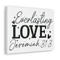 thumbnail image 2 of Scripture Walls Jeremiah 31:3 An Everlasting Love Bible Verse Canvas Christian Wall Art Ready to Hang Unframed, 2 of 13