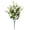 White, variant on Orange Artificial Flowers with Eucalyptus Leaves 1 Bunch Colored Faux for Outdoor Spring Decoration Realistic Suitable for Courtyards Family Gardens Flower Pots by Miyuadkai