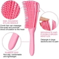 thumbnail image 2 of Tib Detangling Brush For Curly Hair, Detangler Comb Brush Afro Of American/african 3a To 4c Texture, 2 of 3