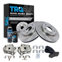 TRQ Front Ceramic Brake Pads & Rotors Fits 2007-2010 Hyundai Elantra BKA19242
