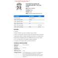 thumbnail image 2 of Front Brake Pad and Rotor Kit - Compatible with 2005 - 2012 Ford Escape 2006 2007 2008 2009 2010 2011, 2 of 2