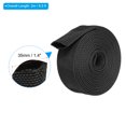 thumbnail image 2 of Uxcell 1.4" Dia 6.5FT Nylon Protective Hose Sleeve, Cable Cover Sheath Protection, Black, 2 of 4