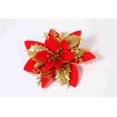 thumbnail image 1 of Polvo de oro de Navidad Flor de Navidad Imitación Decoración de árbol de Navidad Polvo de oro Flor de Navidad Decoración de corona de Navidad, 1 of 6