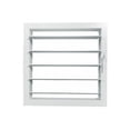 thumbnail image 1 of Rejilla de ventilación con lamas móviles, acero inoxidable, salida de aire, rejilla de ventilación exterior para conductos de ventilación de secadoras de ropa (aberturas 250-250 mm), 1 of 5
