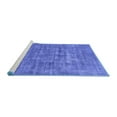 thumbnail image 2 of Ahgly Company Machine Washable Indoor Rectangle Abstract Blue Modern Area Rugs, 2' x 3', 2 of 4