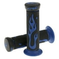 thumbnail image 3 of facefd Universal 7/8'' Motorcycle Scooter Handlebar Hand Grips Rubber Blue, 3 of 9