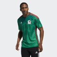 thumbnail image 2 of Camiseta adidas Mexico 22 Home Authentic para hombre, color verde, talla S, 2 of 8