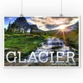 thumbnail image 2 of Glacier National Park, Montana, Mt. Reynolds and Sun Rays (9x12 Wall Art Print, Home Decor), 2 of 3