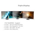 thumbnail image 4 of Club 3D Csv-1564W100 Usb Gen1 Type-C Triple Display Dp1.2 Alt Mode Smart Pd3.0 Base De Carga Con Fuente De Alimentación De 100 Vatios, 4 of 5