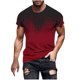 thumbnail image 1 of Camisetas de Manga Larga para Hombres Imprimir Fallow Cuello Redondo Camiseta, Moda Casual Manga Corta Mezcla de Algodón/Lino, 1 of 9