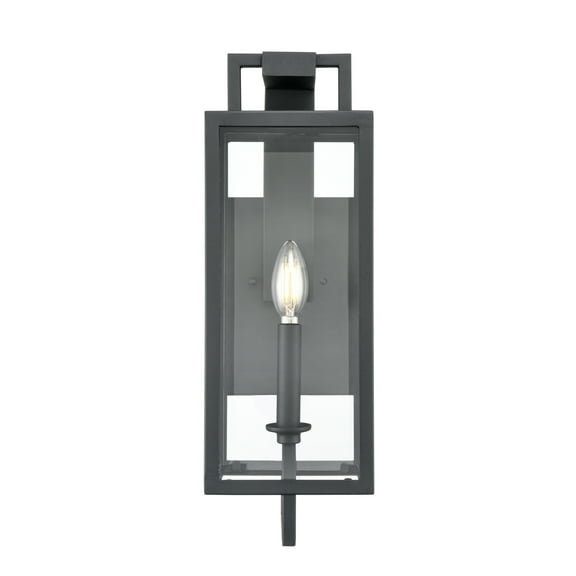 Millennium Lighting Lamont 1 Light Outdoor Wall Sconce in Textured Black 18 Inch