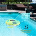 thumbnail image 2 of Solar Salinity Meter Temp Salt Tester Waterproof Floating Pool Salt Water Tester for Aquarium Swimming Pool Spa, 2 of 7