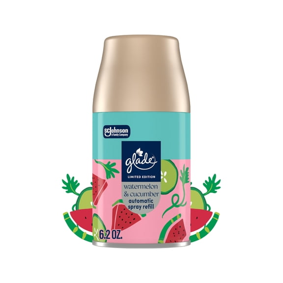 Glade® PlugIns®, Watermelon & Cucumber, Large Auto refills, 6.2 oz, 1 Count