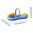 thumbnail image 3 of Inflatable Children's Pool for Backyard Easy Setup with Built In and Gentle Water Depth for Toddlers and Kids, 3 of 6