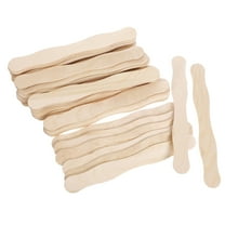 WORGEOUS 60pcs Ancient Hand Fan Handles Fan Making Material Chinese Style Fan Wooden Sticks